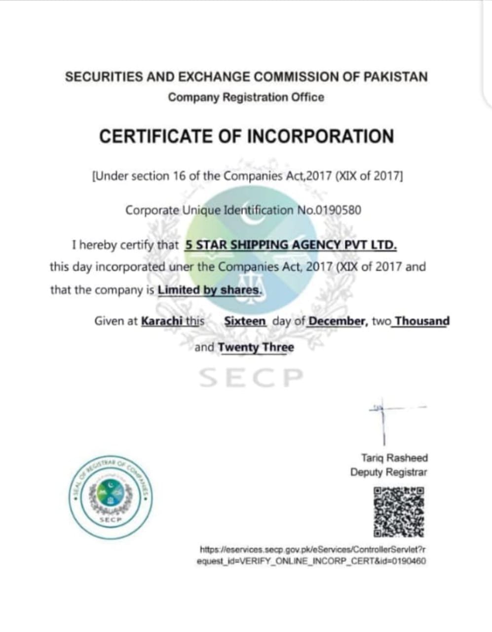 Additional Documents